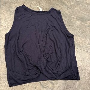 Sleeveless Navy Top ALO